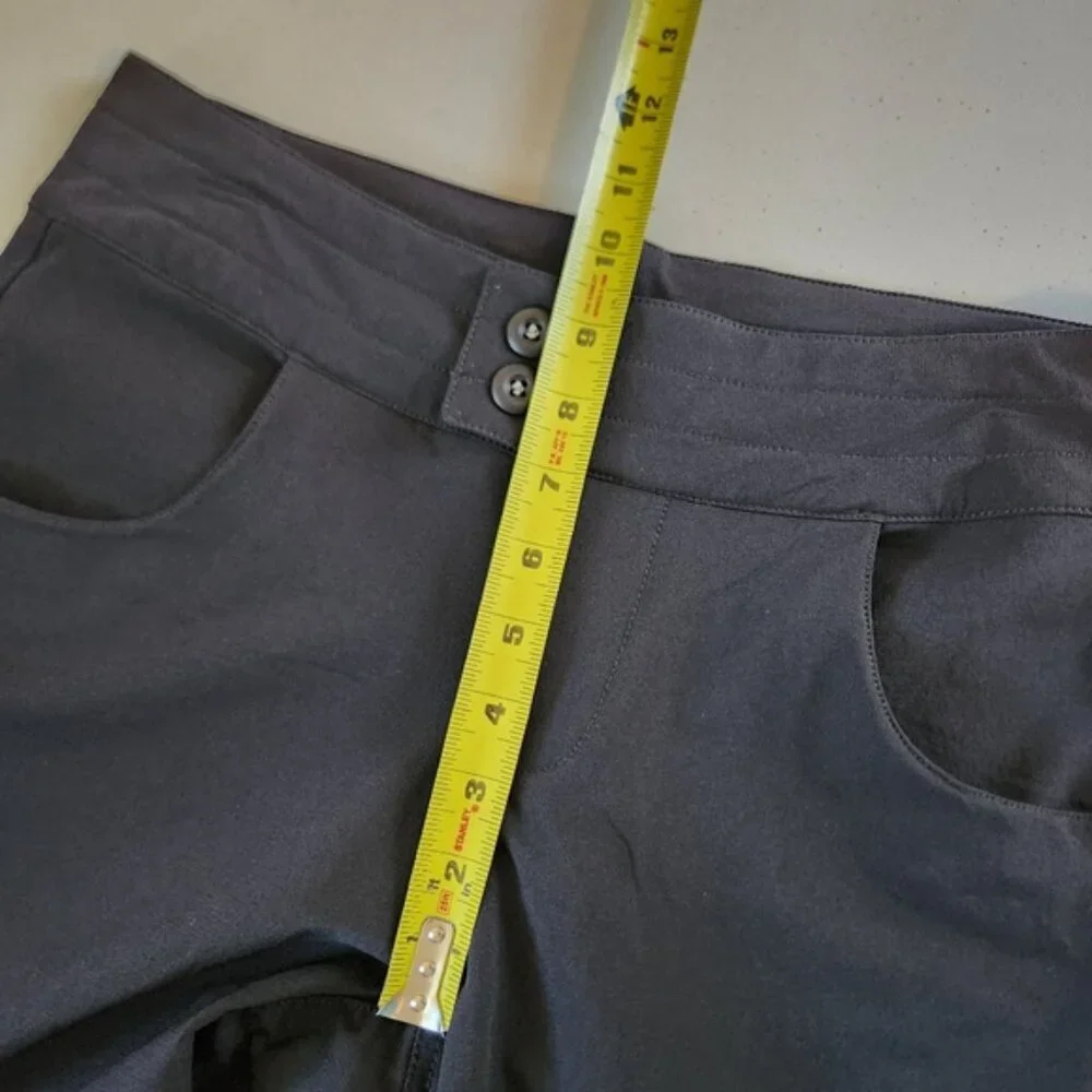 Kavu Walkalong 10" Bermuda Shorts Black Womens Size 2 Mid Rise New NWT Hiking - Picture 9 of 10